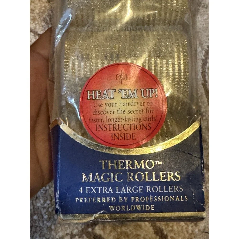 NEW Denman Thermo Magic Rollers Small & Medium Self Grip VTG